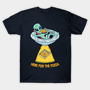 Here For The Pizza T-Shirt